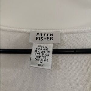 Eileen Fisher Cream Knit Top